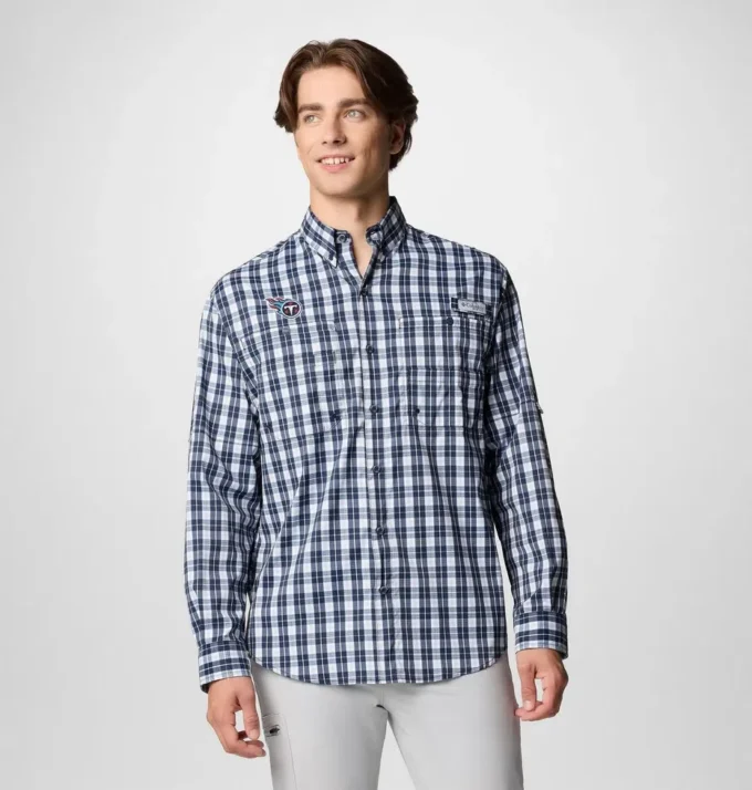 Herren PFG Super Tamiami™ Langarmhemd – Tennessee Titans Herren PFG Super Tamiami™ Langarmhemd – Tennessee Titans