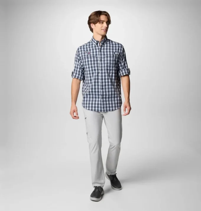 Herren PFG Super Tamiami™ Langarmhemd – Tennessee Titans Herren PFG Super Tamiami™ Langarmhemd – Tennessee Titans