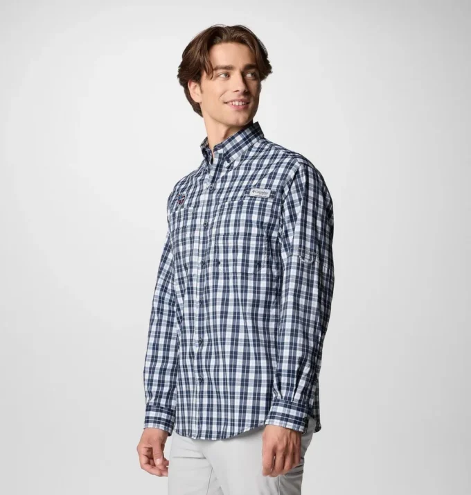 Herren PFG Super Tamiami™ Langarmhemd – Tennessee Titans Herren PFG Super Tamiami™ Langarmhemd – Tennessee Titans