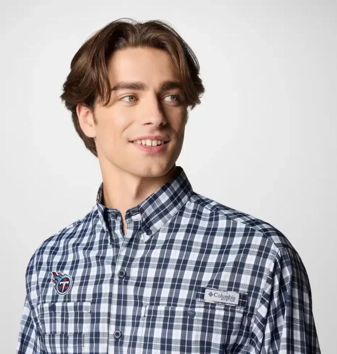 Herren PFG Super Tamiami™ Langarmhemd – Tennessee Titans Herren PFG Super Tamiami™ Langarmhemd – Tennessee Titans