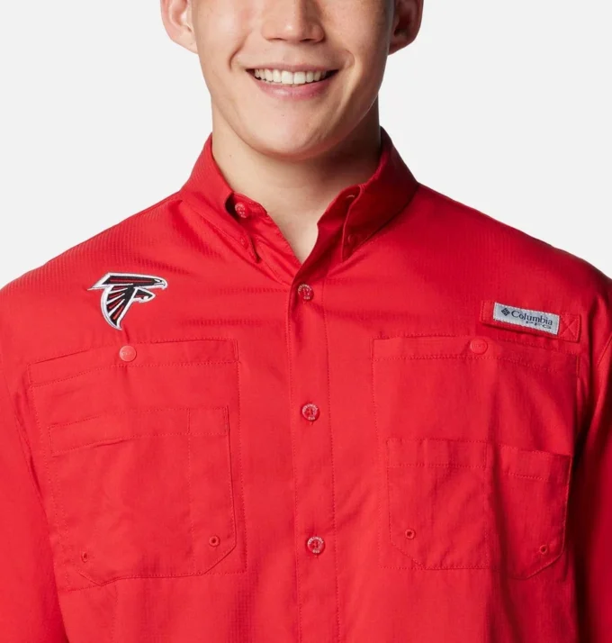 Herren PFG Tamiami™ Kurzarmhemd – Atlanta Falcons Herren PFG Tamiami™ Kurzarmhemd – Atlanta Falcons