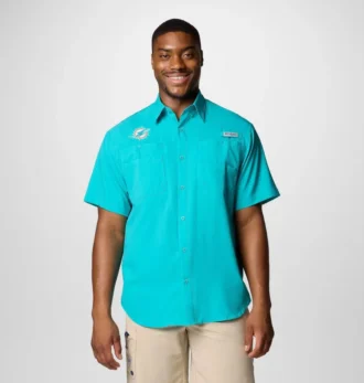 Herren PFG Tamiami™ Kurzarmhemd – Miami Dolphins
