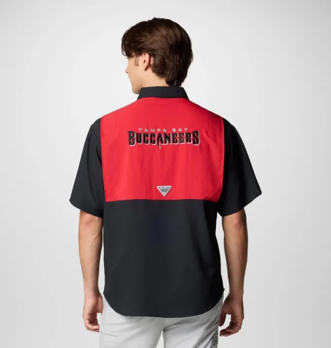 Herren PFG Tamiami™ Kurzarmhemd mit Farbblock-Design – Tampa Bay Buccaneers Herren PFG Tamiami™ Kurzarmhemd mit Farbblock-Design – Tampa Bay Buccaneers
