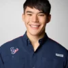 Herren PFG Tamiami™ Kurzarmhemd mit Farbblockdesign – Houston Texans Herren PFG Tamiami™ Kurzarmhemd mit Farbblockdesign – Houston Texans