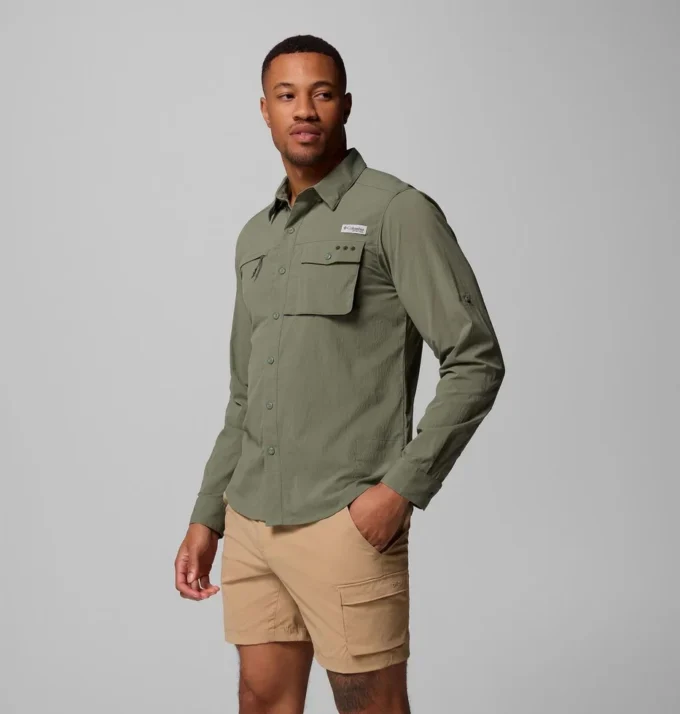 Herren PFG Wild Cast™ Langarmhemd