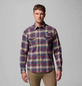 Herren PHG Roughtail™ Stretch-Flanellhemd mit langen Ärmeln