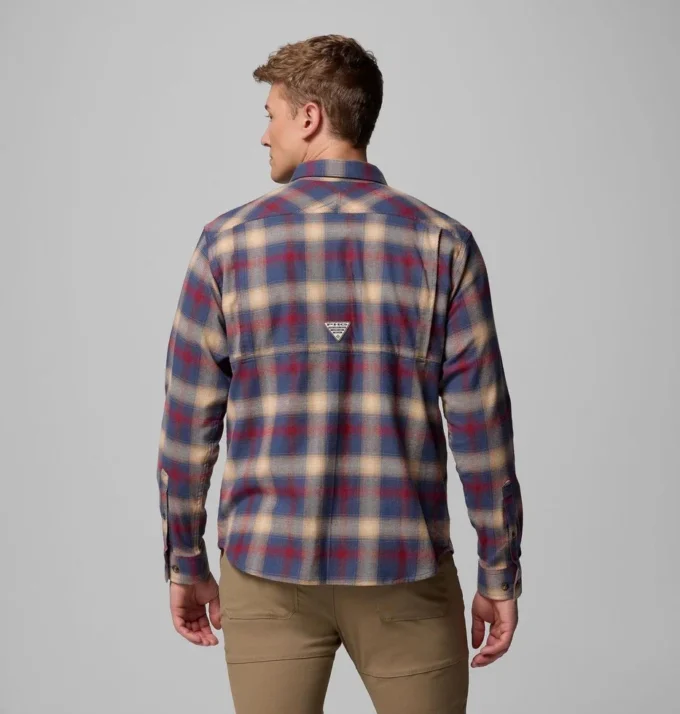 Herren PHG Roughtail™ Stretch-Flanellhemd mit langen Ärmeln