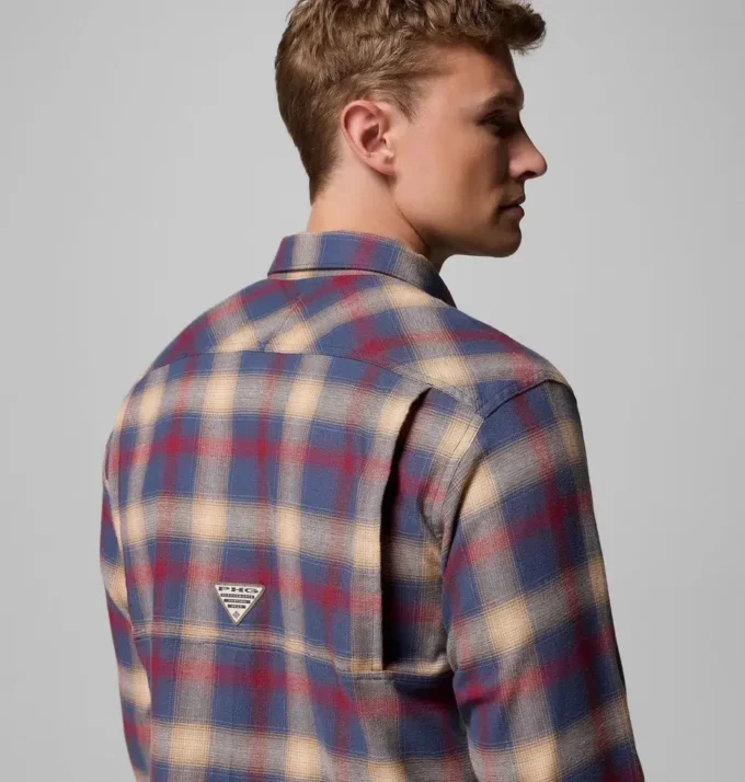 Herren PHG Roughtail™ Stretch-Flanellhemd mit langen Ärmeln