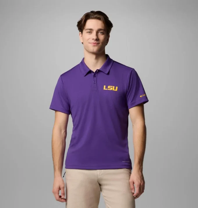 Herren-Polohemd Collegiate Fair Catch™ – LSU