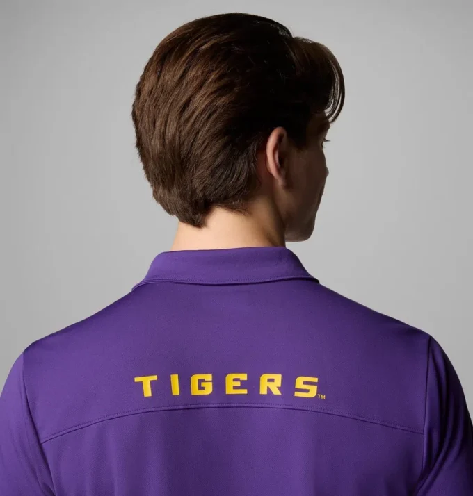 Herren-Polohemd Collegiate Fair Catch™ – LSU