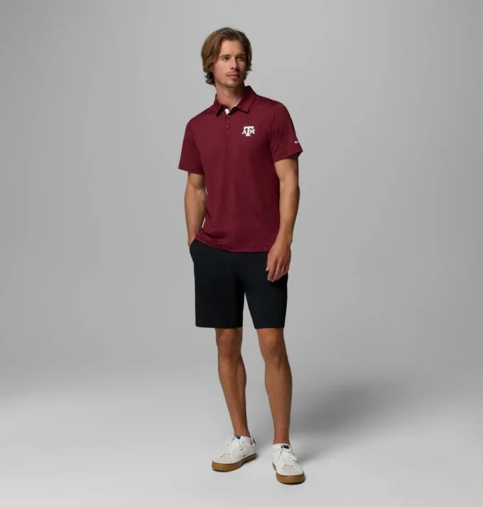 Herren-Polohemd Collegiate Trail™ – Texas A&M