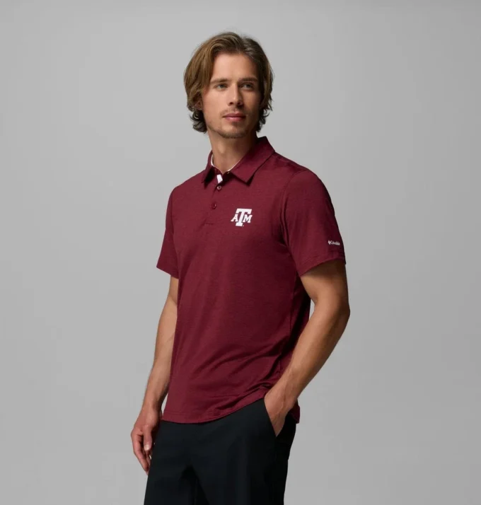 Herren-Polohemd Collegiate Trail™ – Texas A&M