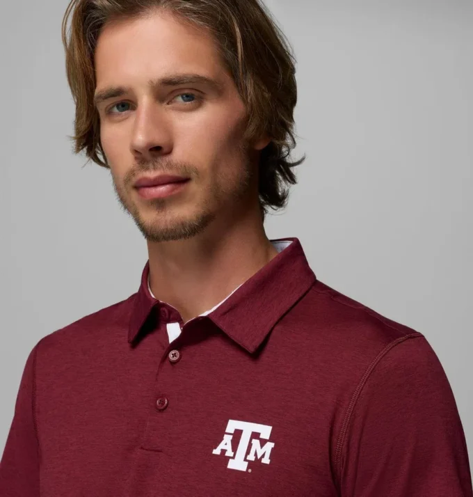 Herren-Polohemd Collegiate Trail™ – Texas A&M