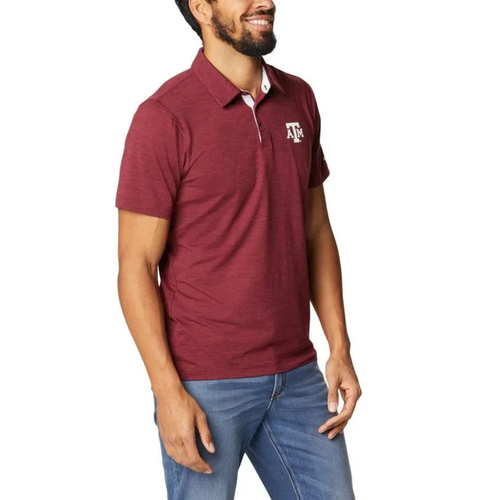 Herren-Polohemd Collegiate Trail™ – Texas A&M