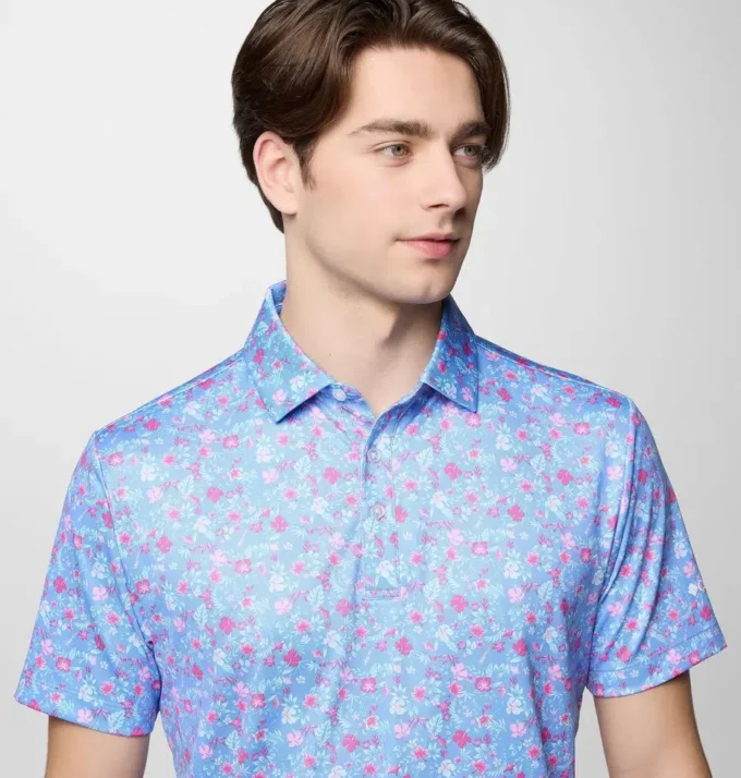 Herren-Polohemd „Countryside Green” Herren-Polohemd „Countryside Green”