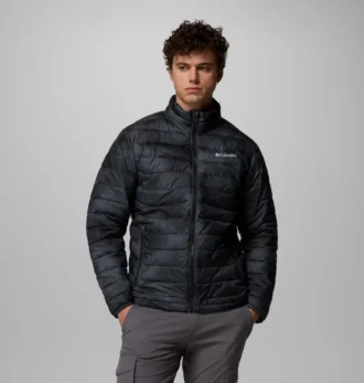 Herren Powder Lite™ II Printed Jacke