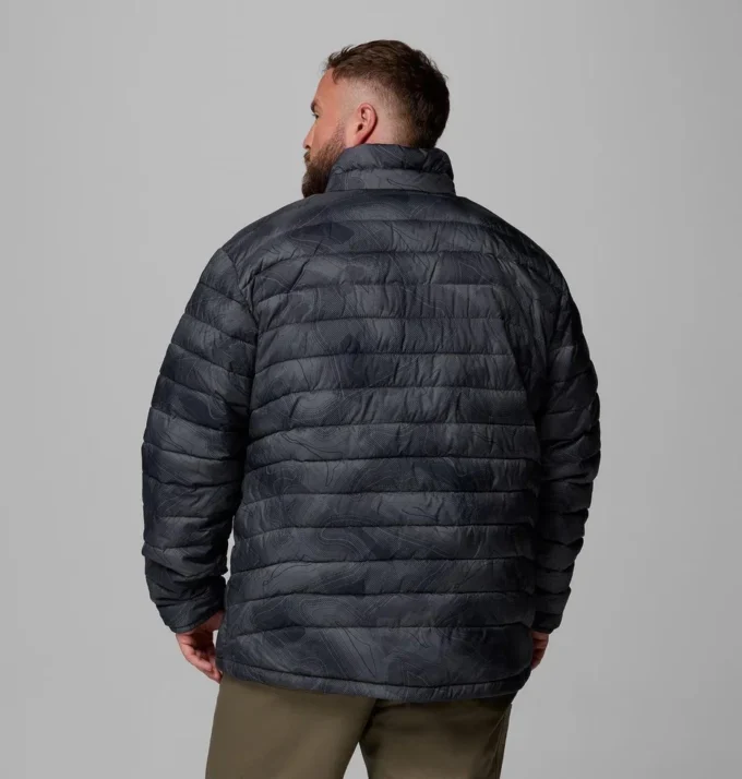 Herren Powder Lite™ II Printed Jacke – Big Herren Powder Lite™ II Printed Jacke – Big