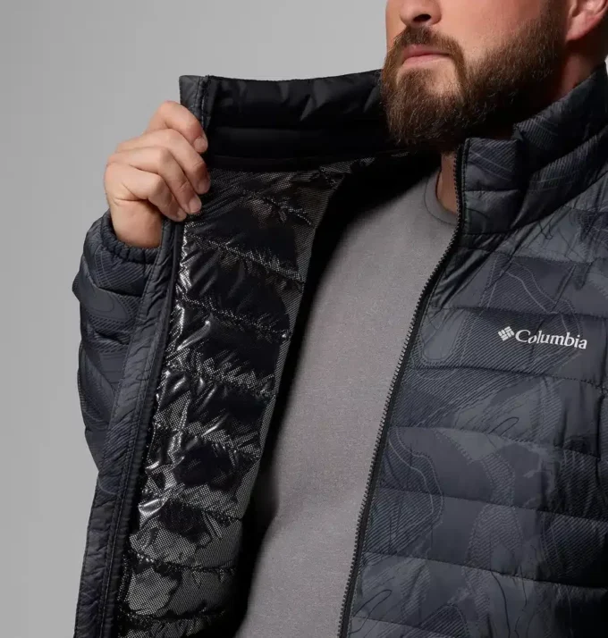 Herren Powder Lite™ II Printed Jacke – Big Herren Powder Lite™ II Printed Jacke – Big
