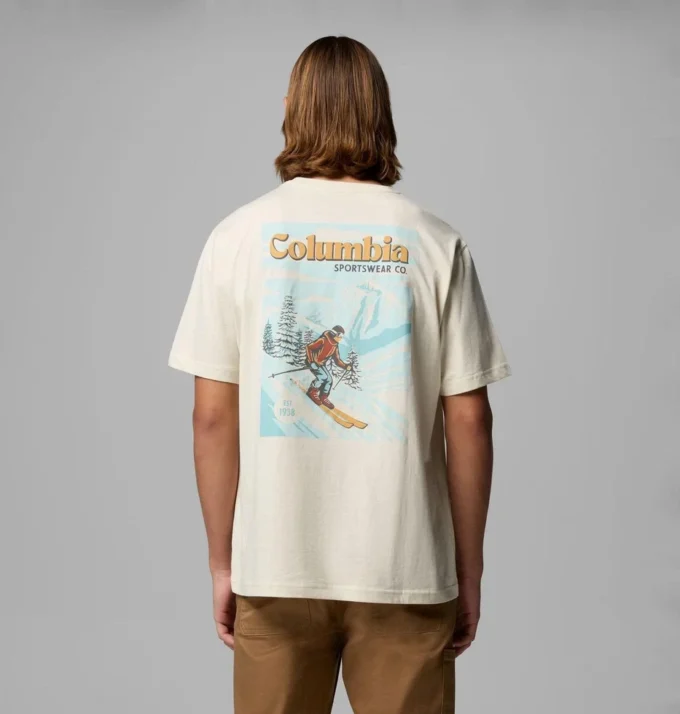 Herren Powder Ski CSC Kurzarm-T-Shirt