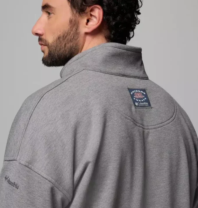 Herren-Pullover mit halbem Reißverschluss aus Bugasweat™ Herren-Pullover mit halbem Reißverschluss aus Bugasweat™