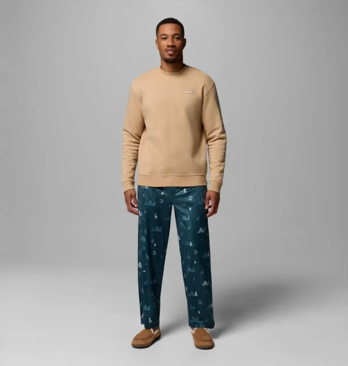 Herren-Pyjama-Hose aus Minky-Fleece
