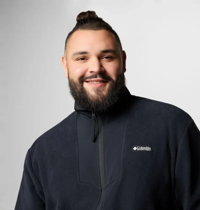 Herren Sequoia Grove™ Fleecejacke mit durchgehendem Reißverschluss – groß