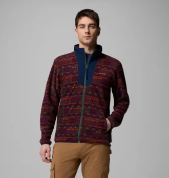 Herren Sequoia Grove™ Printed Full Zip – Tall