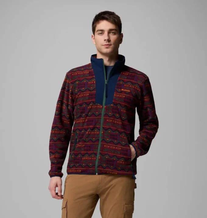 Herren Sequoia Grove™ Printed Full Zip – Tall