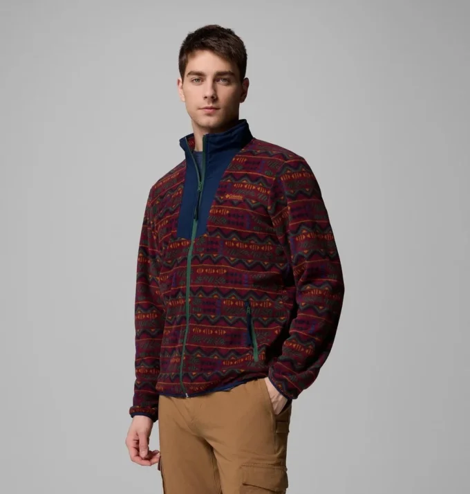 Herren Sequoia Grove™ Printed Full Zip – Tall