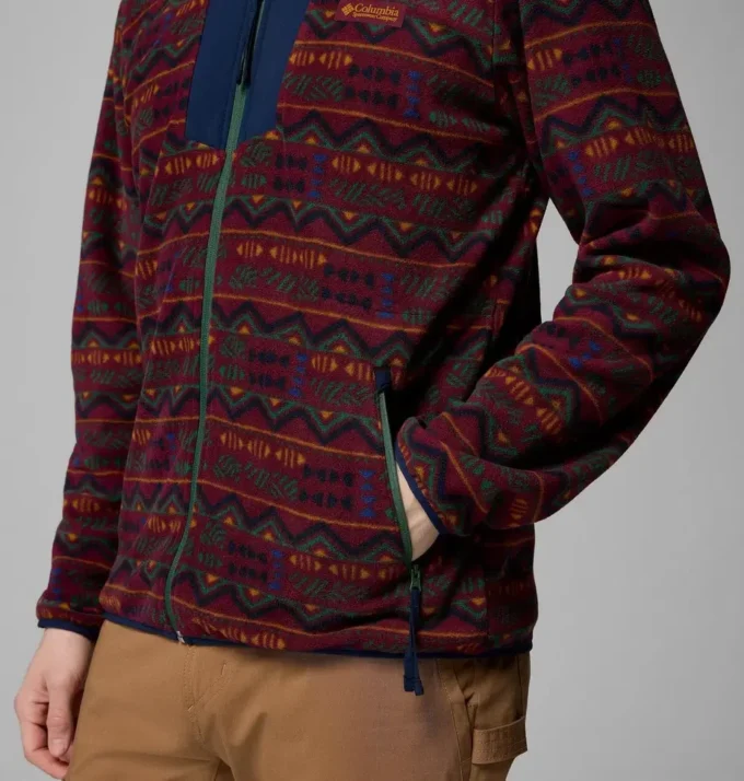 Herren Sequoia Grove™ Printed Full Zip – Tall