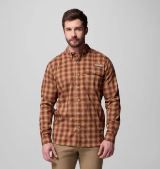 Herren Sharptail™ Langarm-Shirt mit Garnfärbung