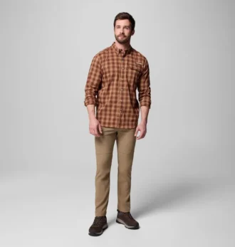 Herren Sharptail™ Langarm-Shirt mit Garnfärbung
