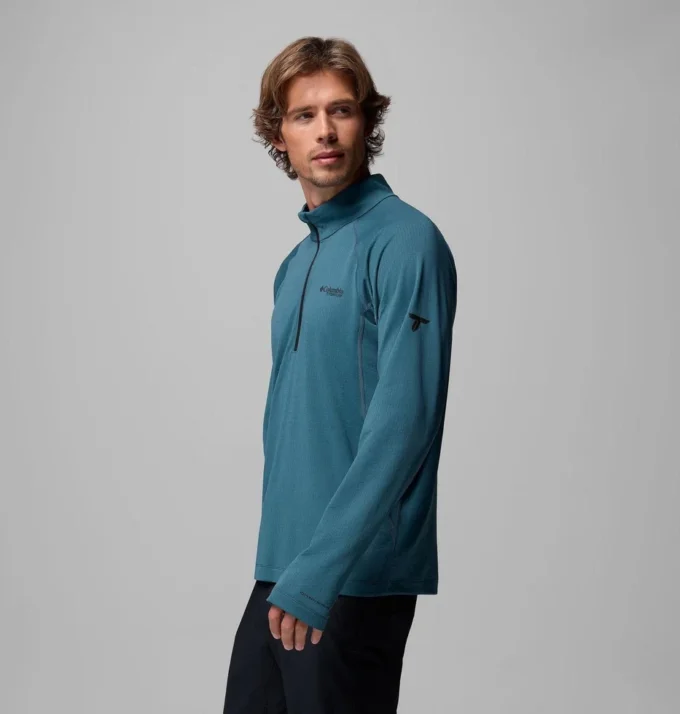 Herren-Shirt DriVenture™ mit halbem Reißverschluss