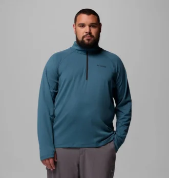 Herren-Shirt DriVenture™ mit halbem Reißverschluss – groß