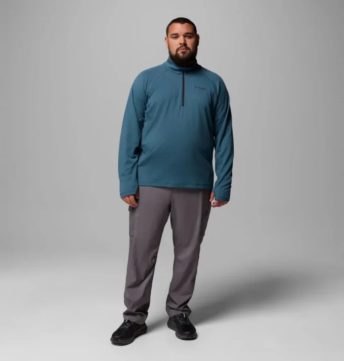 Herren-Shirt DriVenture™ mit halbem Reißverschluss – groß Herren-Shirt DriVenture™ mit halbem Reißverschluss – groß