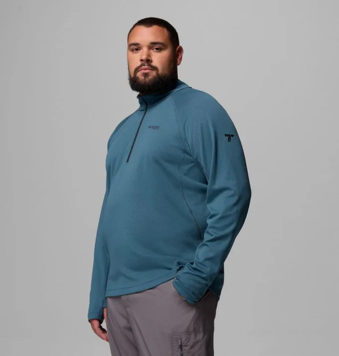 Herren-Shirt DriVenture™ mit halbem Reißverschluss – groß Herren-Shirt DriVenture™ mit halbem Reißverschluss – groß