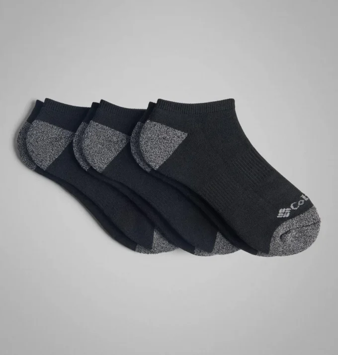Herren-Socken mit halber Polsterung, nicht sichtbar – 3er-Pack
