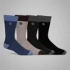Herren-Socken mit Struktur – 4er-Pack