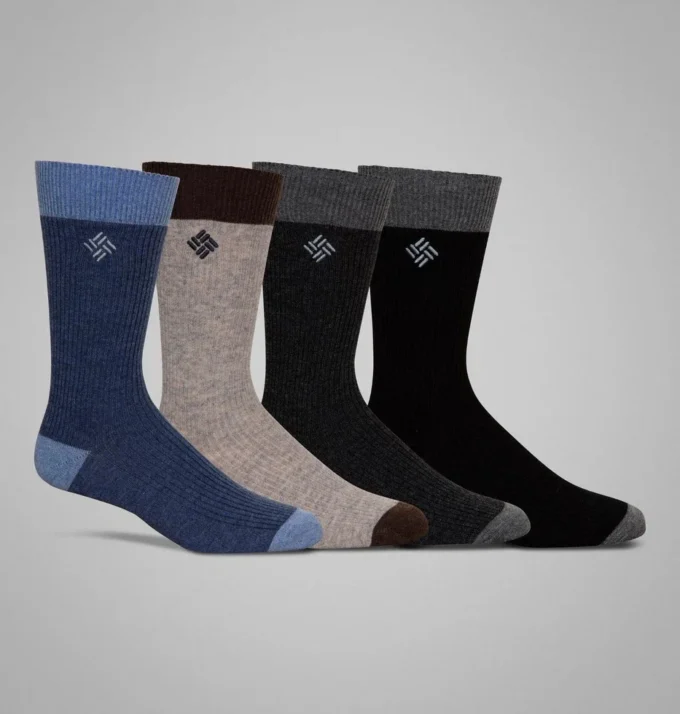 Herren-Socken mit Struktur – 4er-Pack
