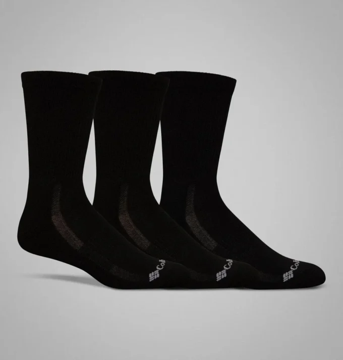 Herren-Sport-Crew-Socken mit Polsterung – 3er-Pack
