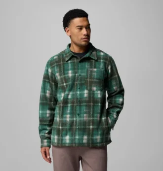 Herren Steens Mountain™ Fleece-Hemdjacke II mit Print – Lang