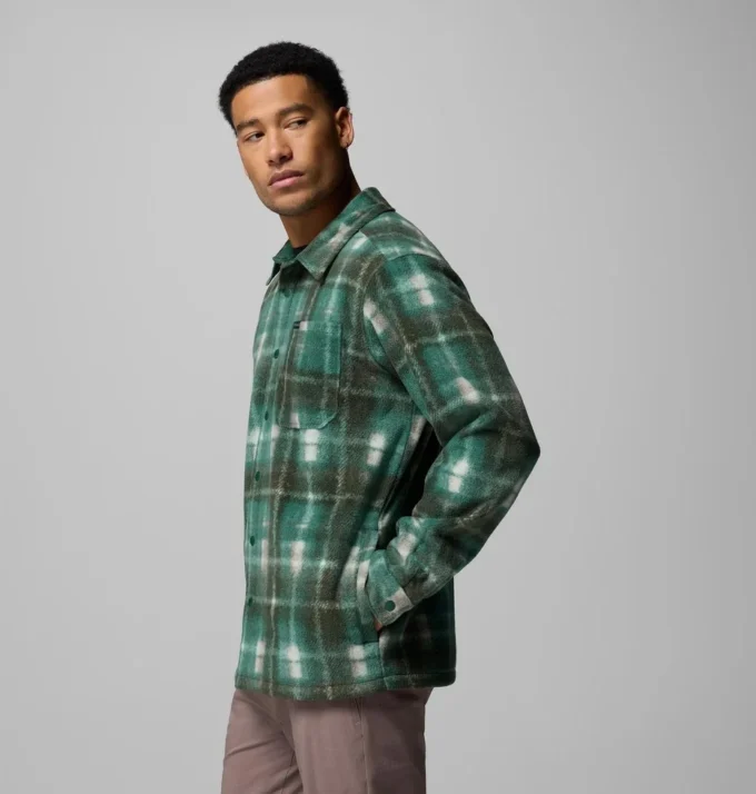 Herren Steens Mountain™ Fleece-Hemdjacke II mit Print – Lang