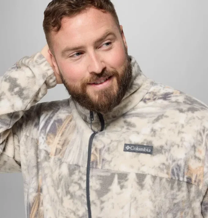 Herren Steens Mountain™ Fleecejacke mit Aufdruck – groß