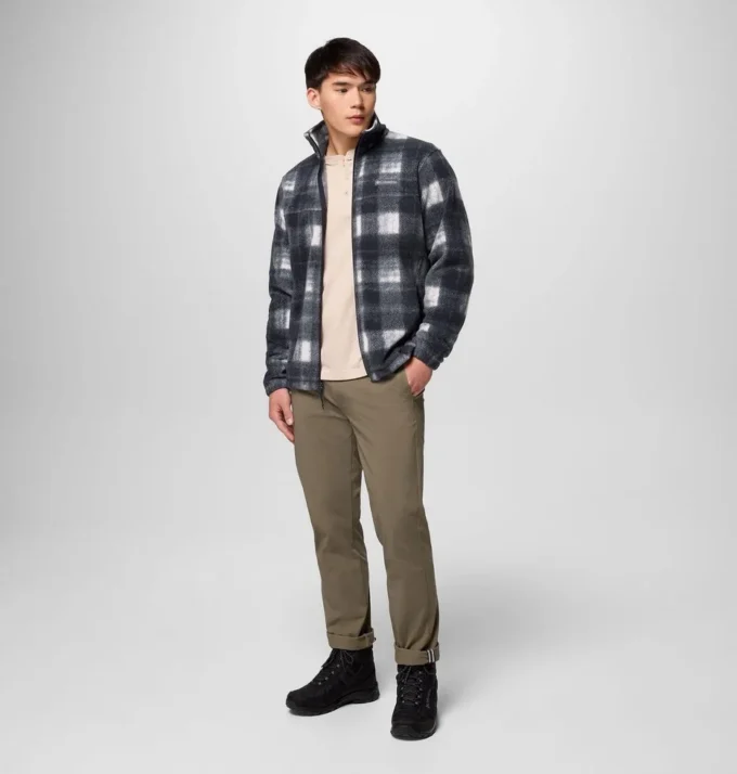 Herren Steens Mountain™ Fleecejacke mit Print