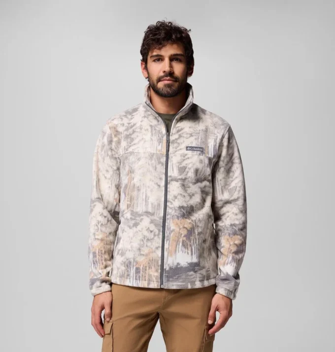 Herren Steens Mountain™ Fleecejacke mit Print – Lang