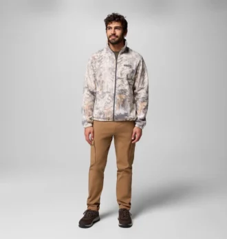 Herren Steens Mountain™ Fleecejacke mit Print – Lang
