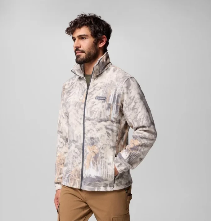 Herren Steens Mountain™ Fleecejacke mit Print – Lang