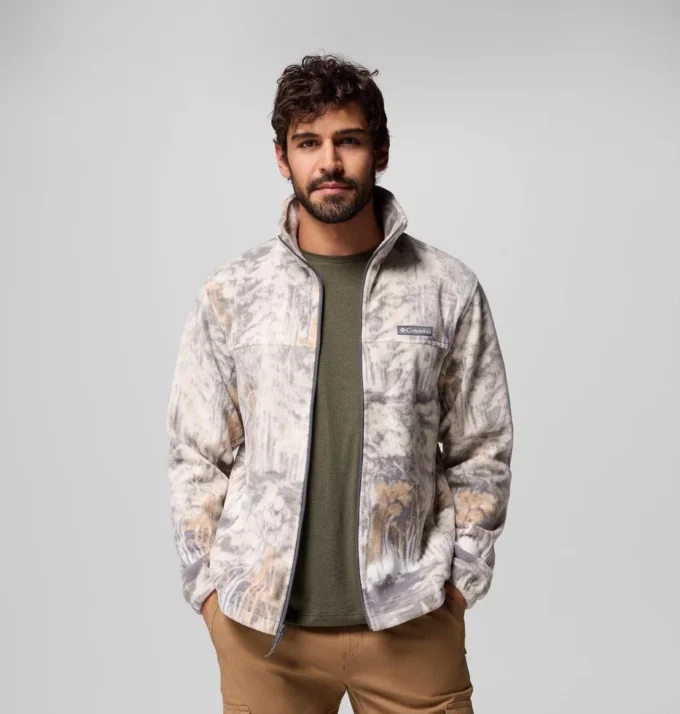 Herren Steens Mountain™ Fleecejacke mit Print – Lang