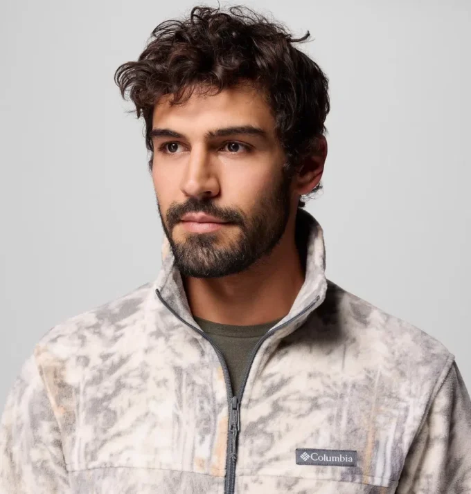 Herren Steens Mountain™ Fleecejacke mit Print – Lang