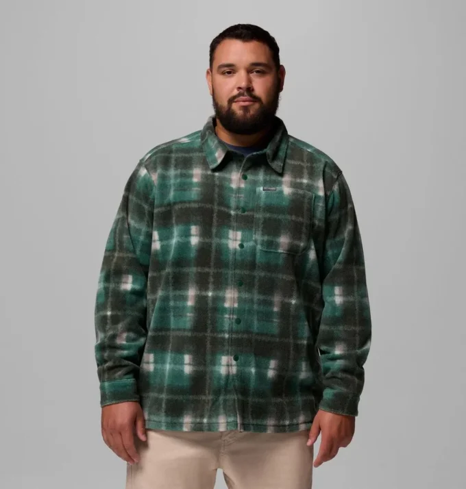 Herren Steens Mountain™ Printed Fleece Shirt Jacket II – Big